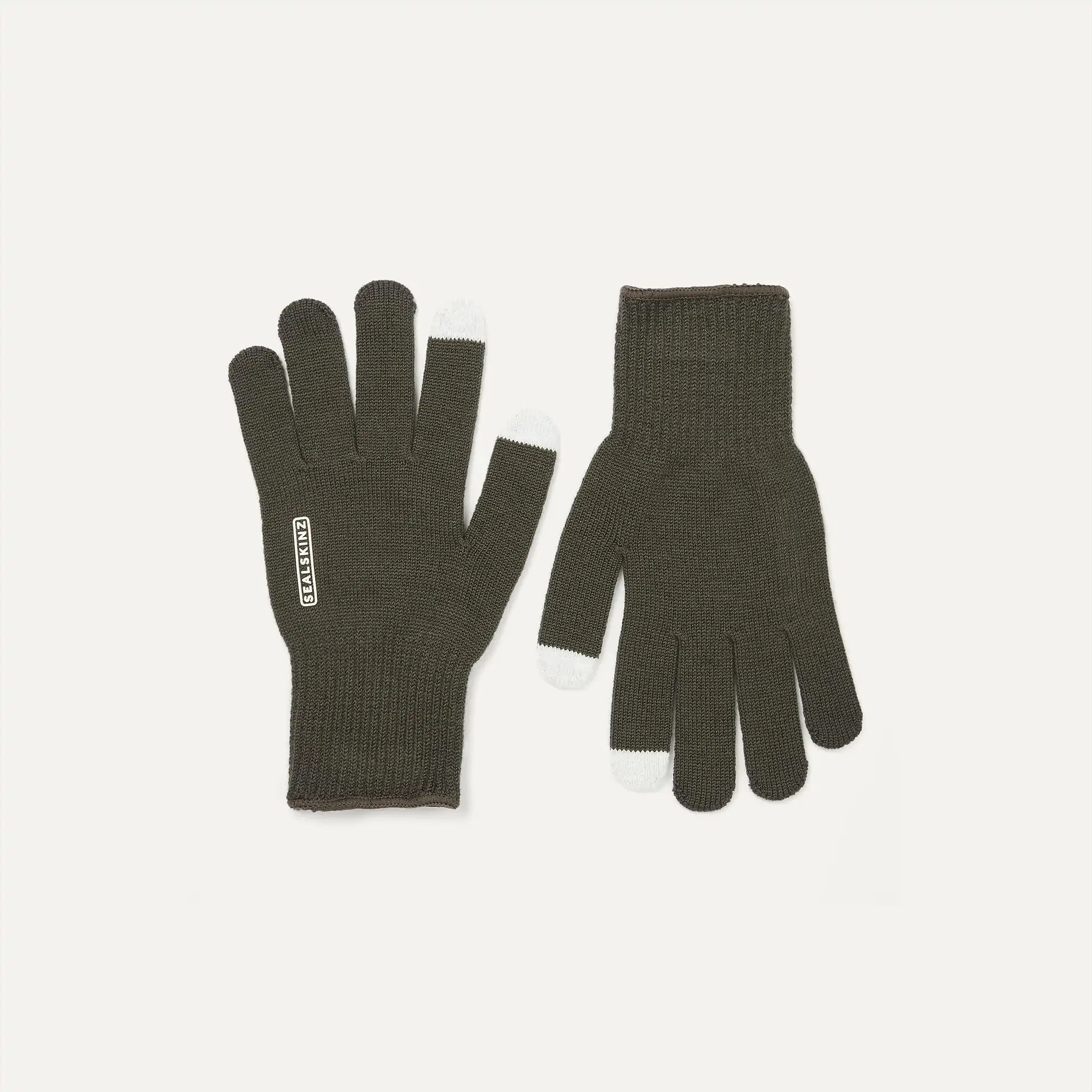 sealskinz hanworth solo merino gloves with touchscreen