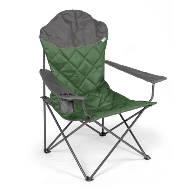 kampa xl high back folding camping chair fern