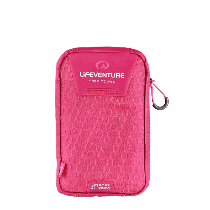Lifeventure Trek Towel Pink Large