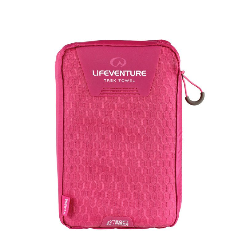 Lifeventure Trek Towel Pink XL