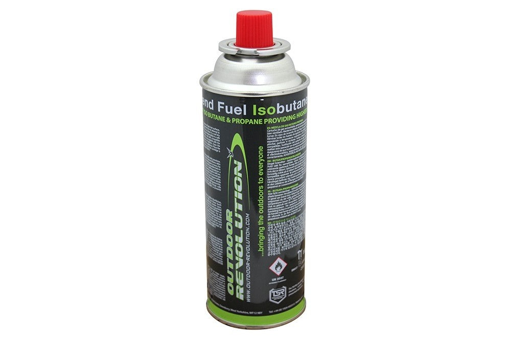 OUTDOOR REVOLUTION ISO BUTANE 220G GAS CANISTER PACK OF 4