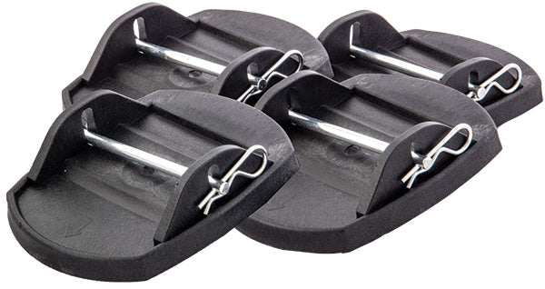 Quest Caravan Jack Pads with Metal Pin x 4