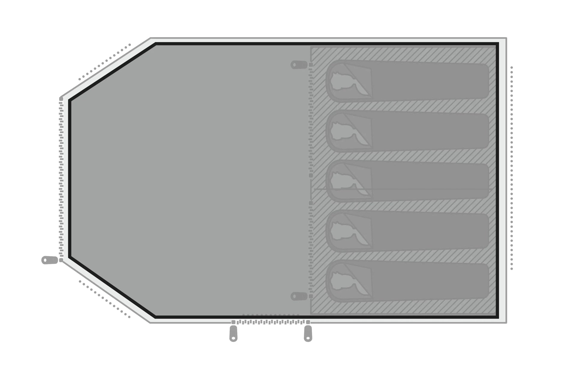 Easy Camp Hamra 5 Tent Footprint