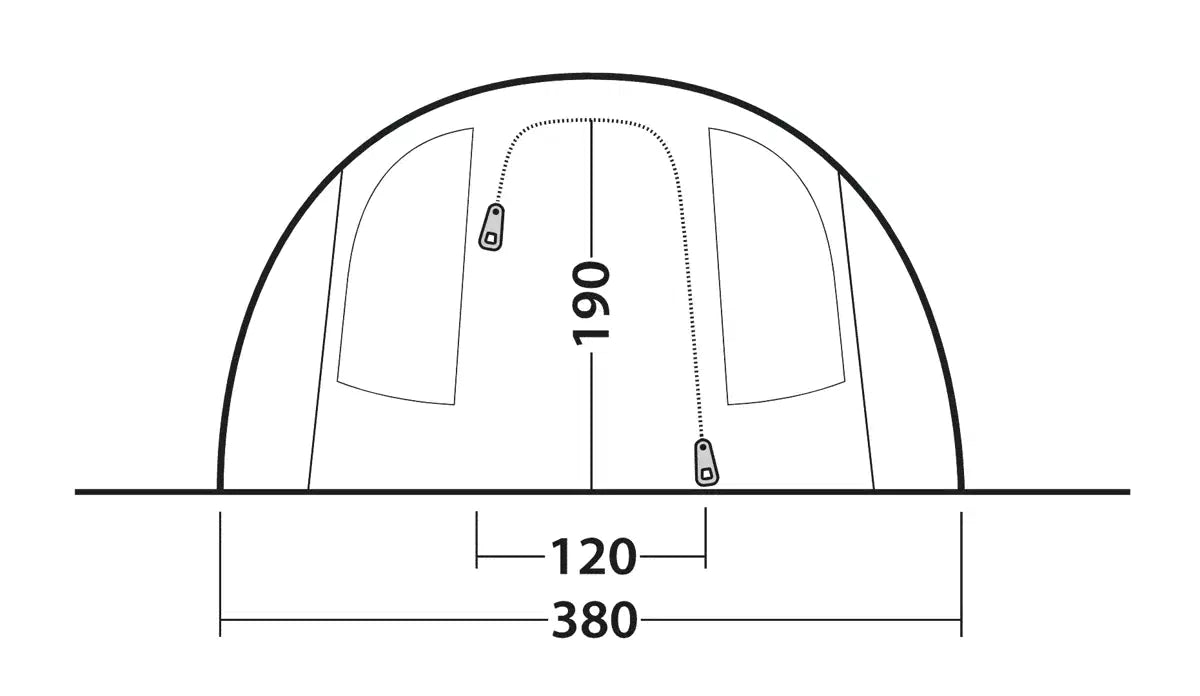 Outwell Carolina 6 Poled Tent