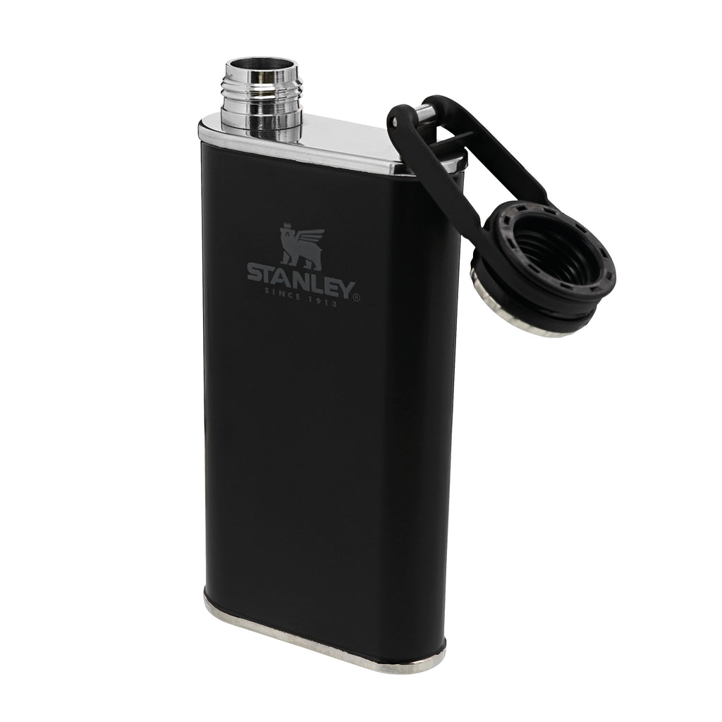 Stanley Flask Classic Easy Fill Wide Mouth Flask 0.23L Matte Black Pebble