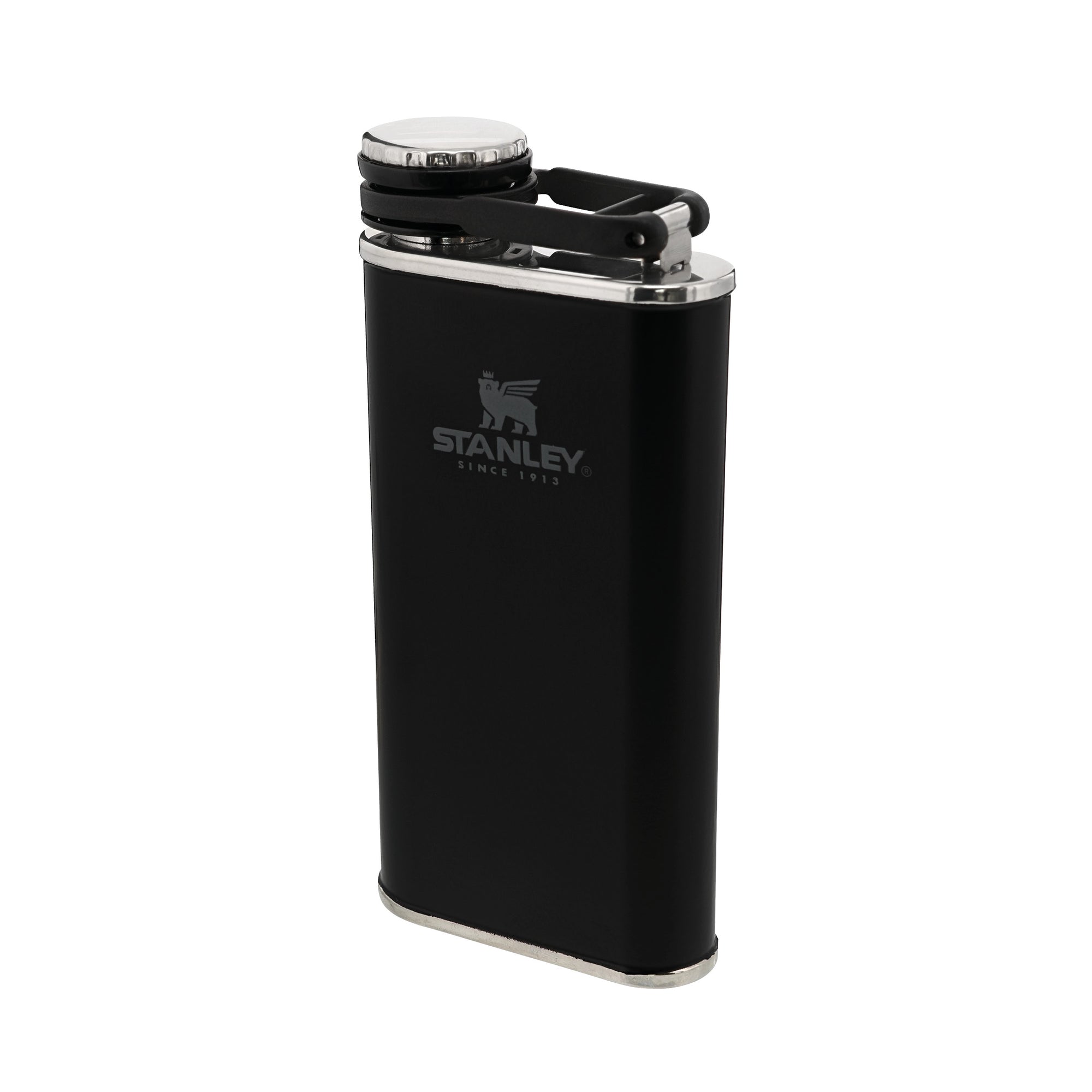 Stanley Flask Classic Easy Fill Wide Mouth Flask 0.23L Matte Black Pebble