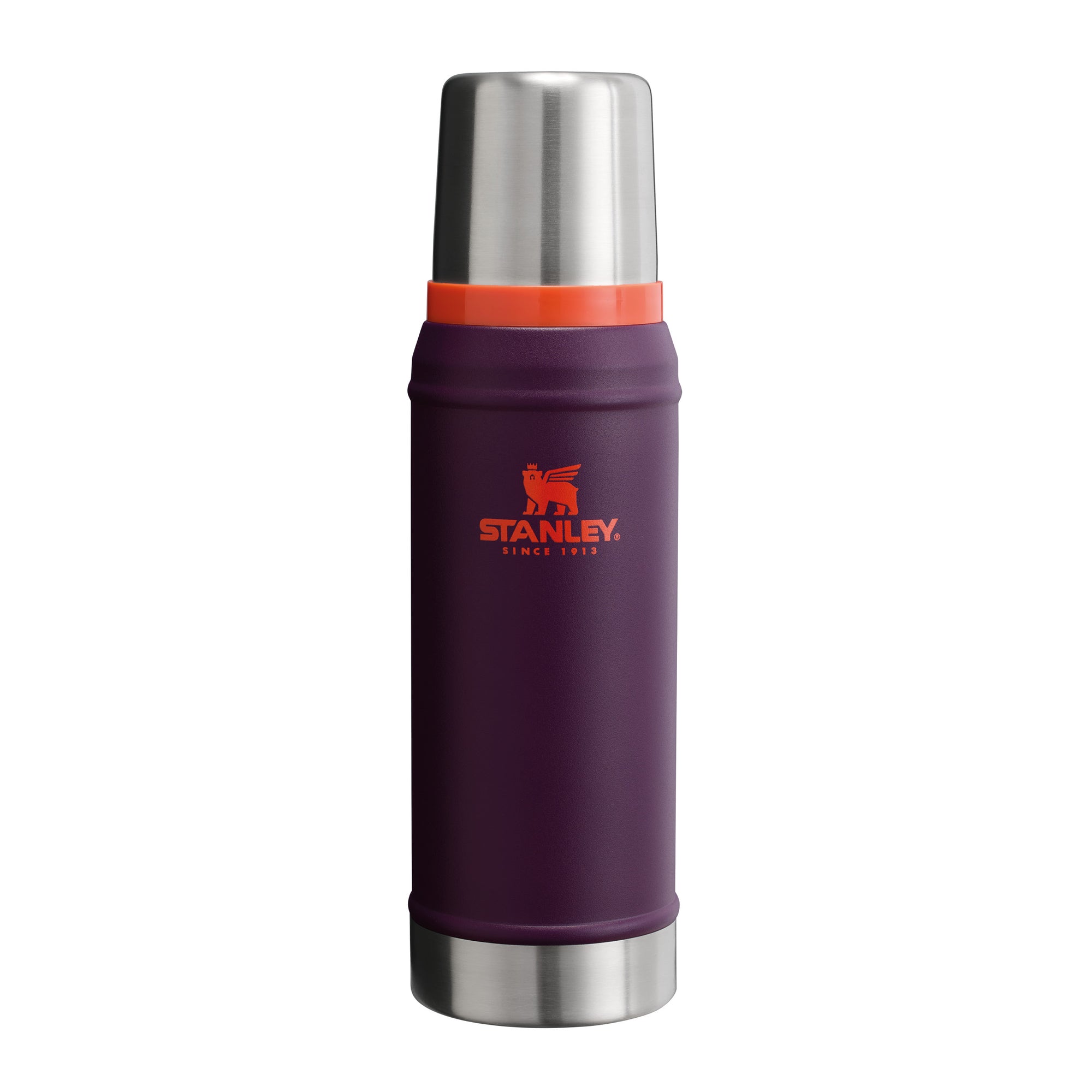 stanley legendary classic bottle 0.75l leakproof flask plum
