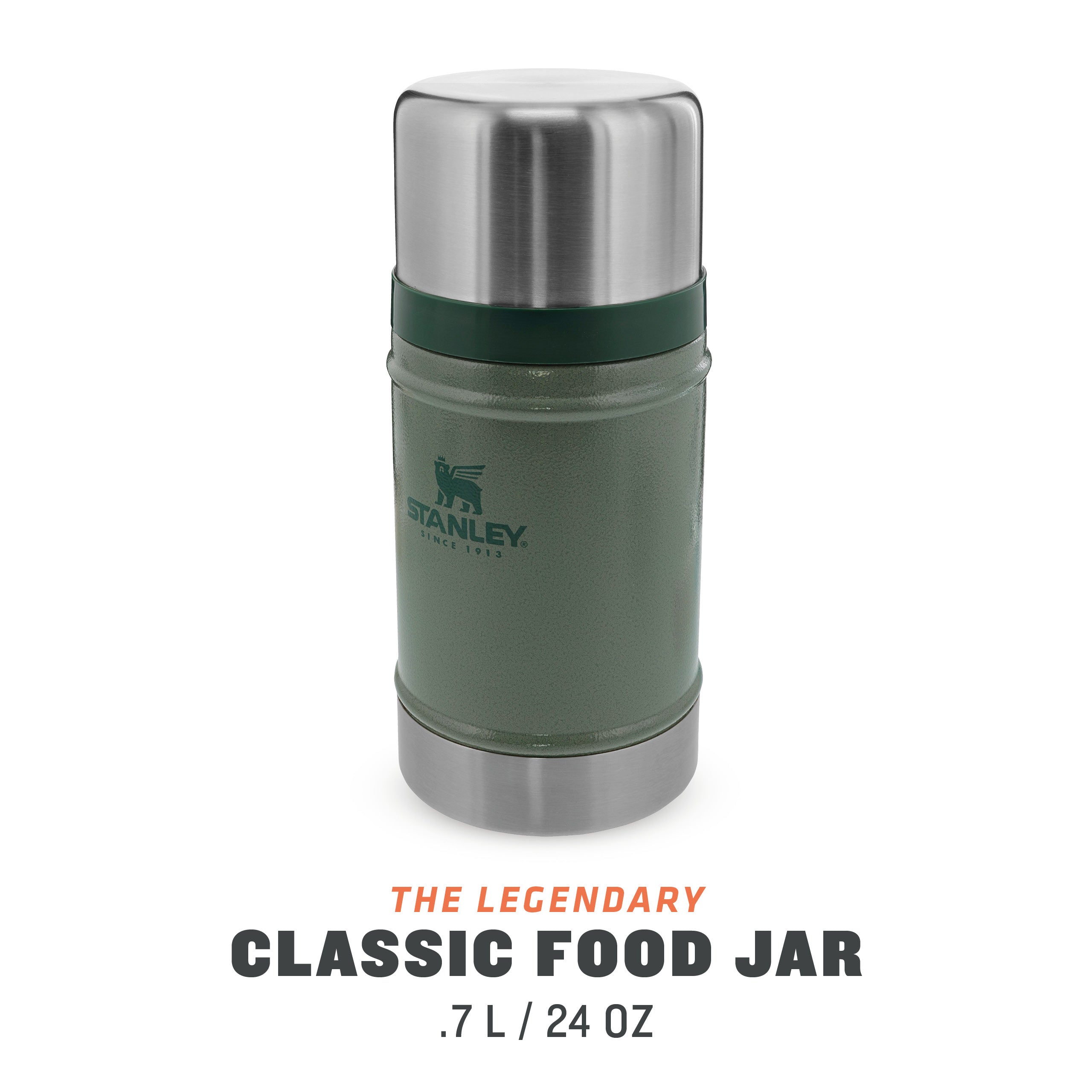 Stanley Legendary Insulated Food Jar 0.7L Hammertone Green