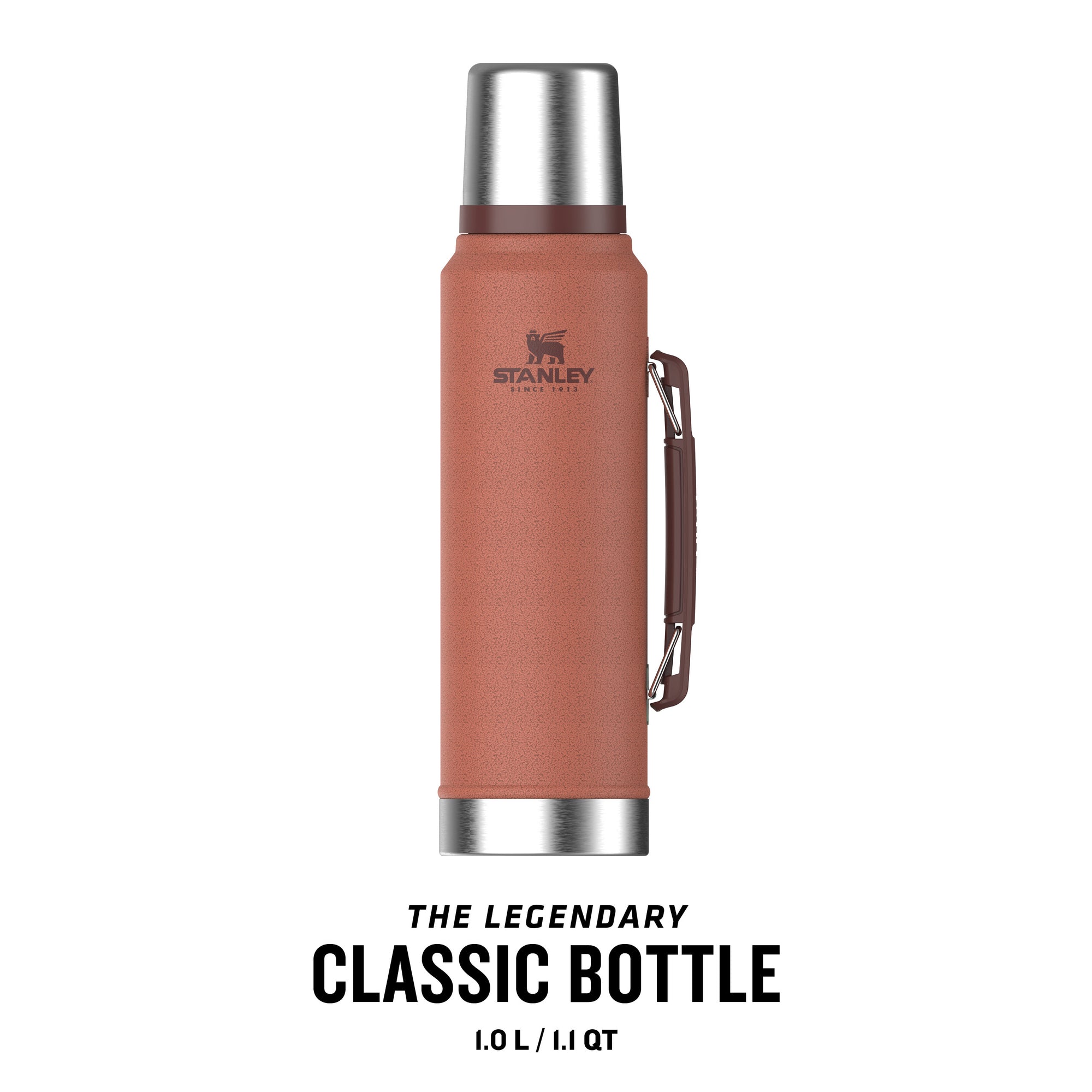 Stanley Legendary Flask Classic Vacuum Bottle 1L Hammertone Clay