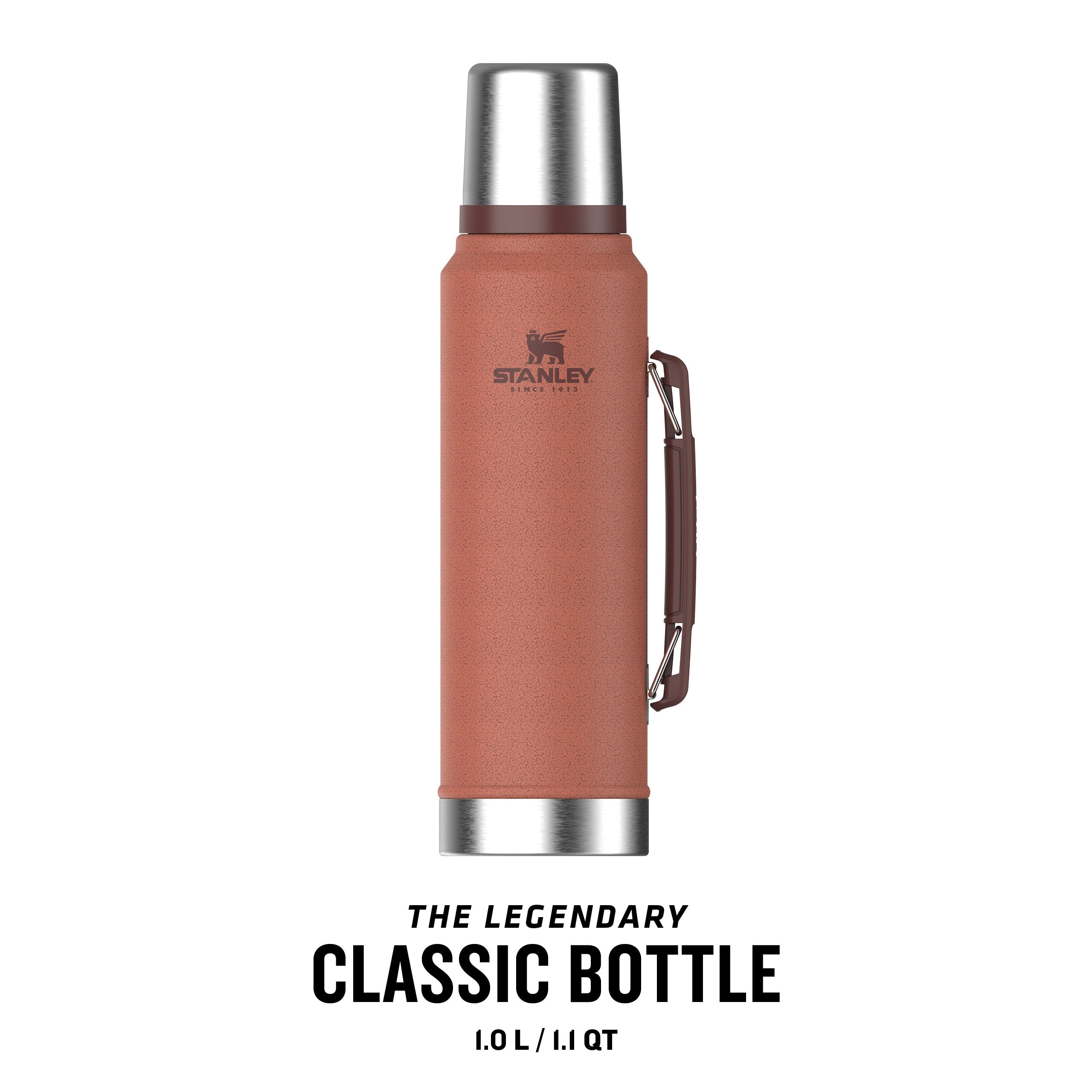 Stanley Legendary Flask Classic Vacuum Bottle 1L Hammertone Clay