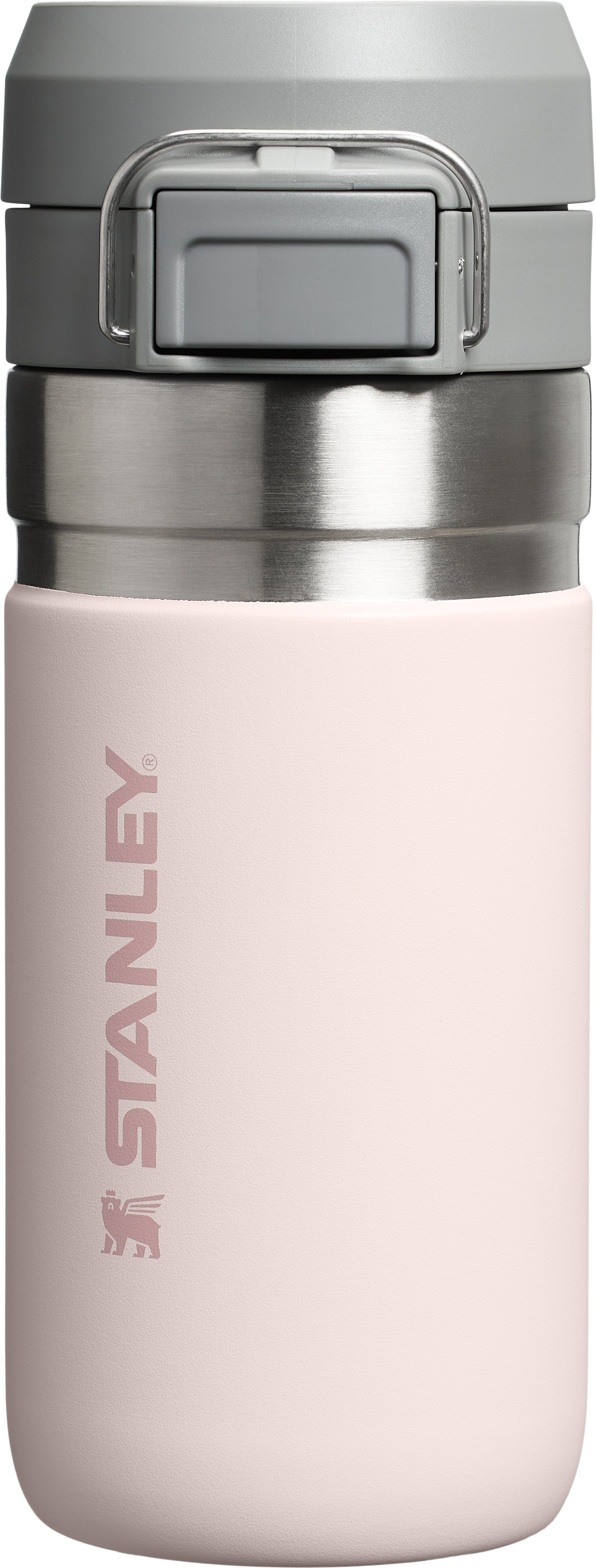 stanley go quick flip water bottle 0.47 litre rose quartz