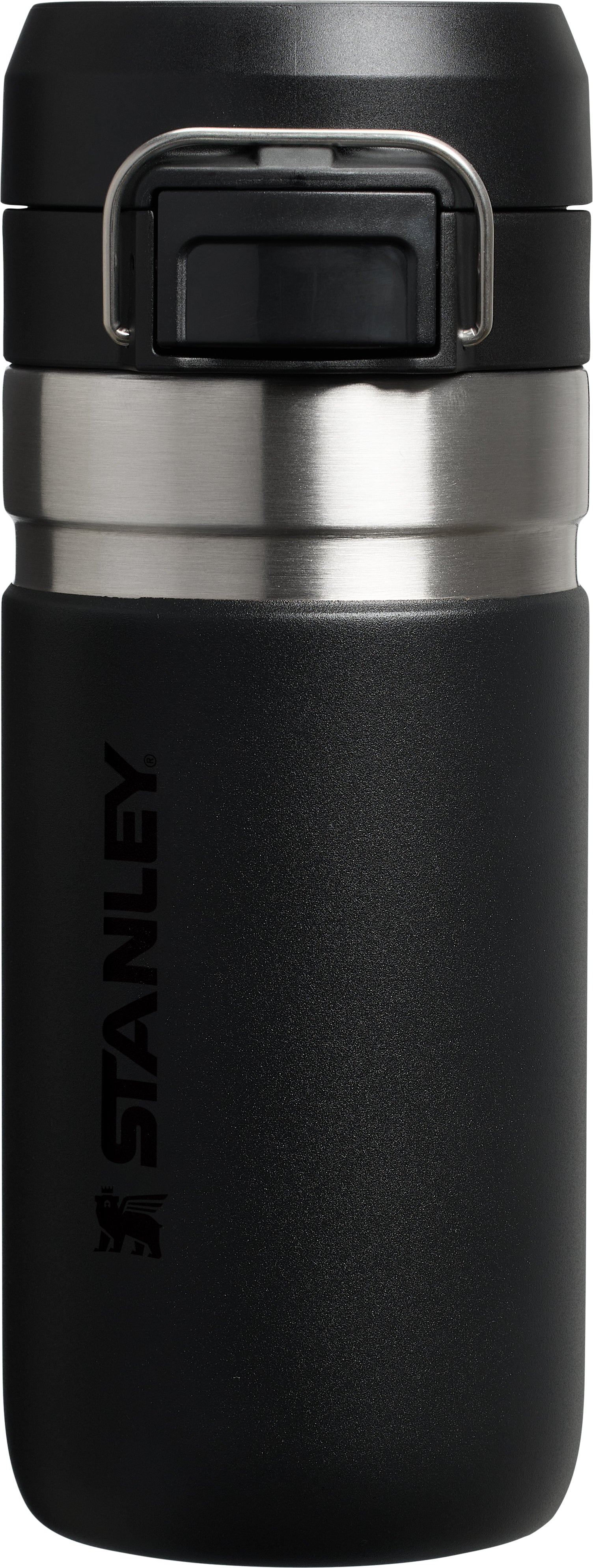 stanley go quick flip water bottle 0.47 litre black