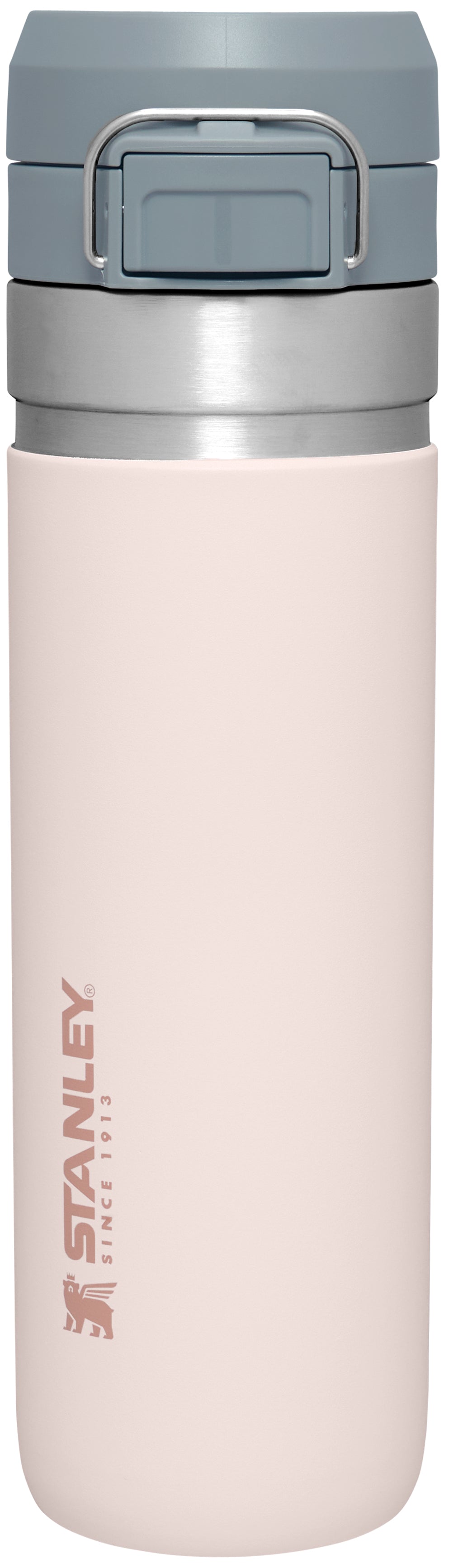 stanley go quick flip water bottle 0.7 litre rose quartz
