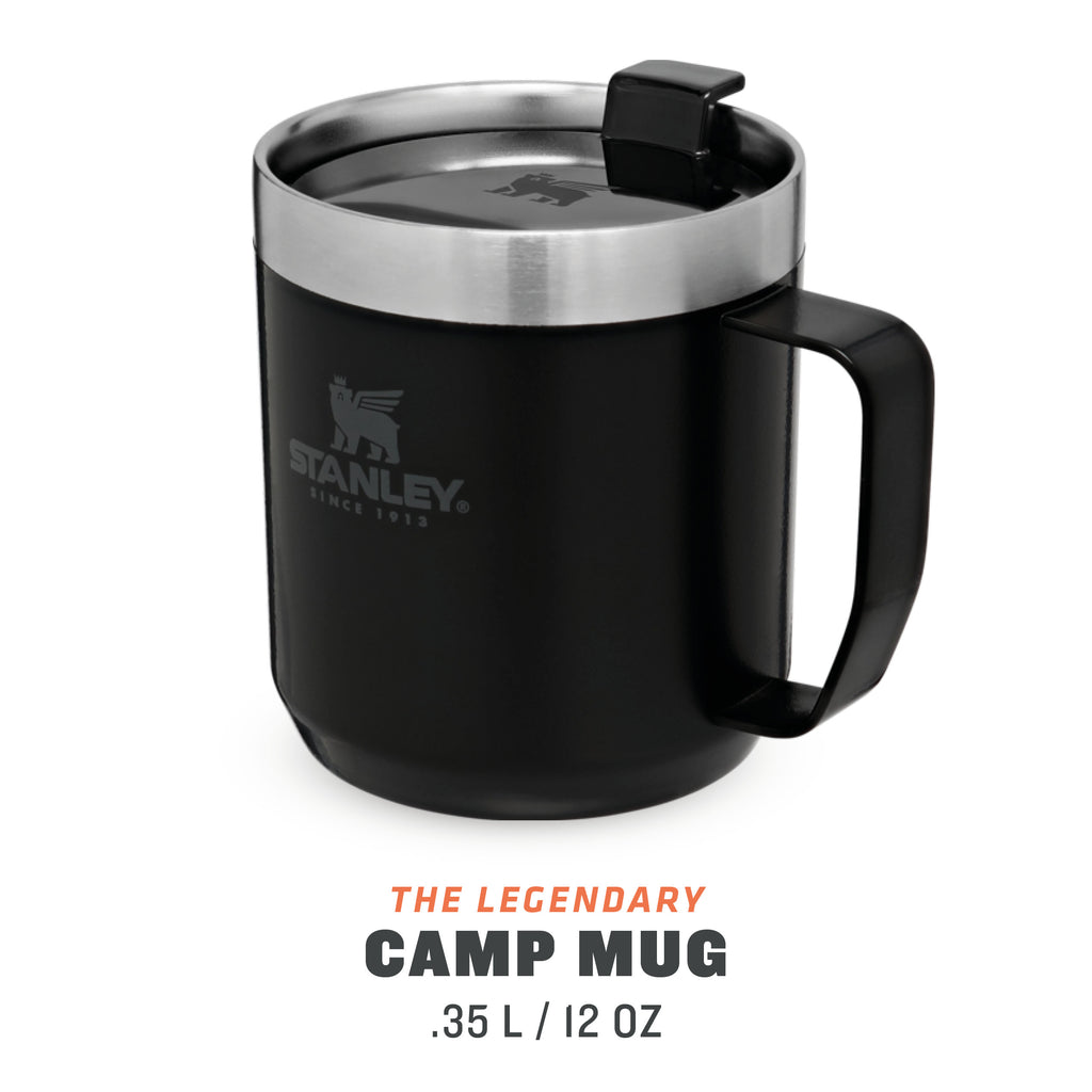 Stanley Legendary Stay Hot Camp Mug 0.35L Matte Black Pebble