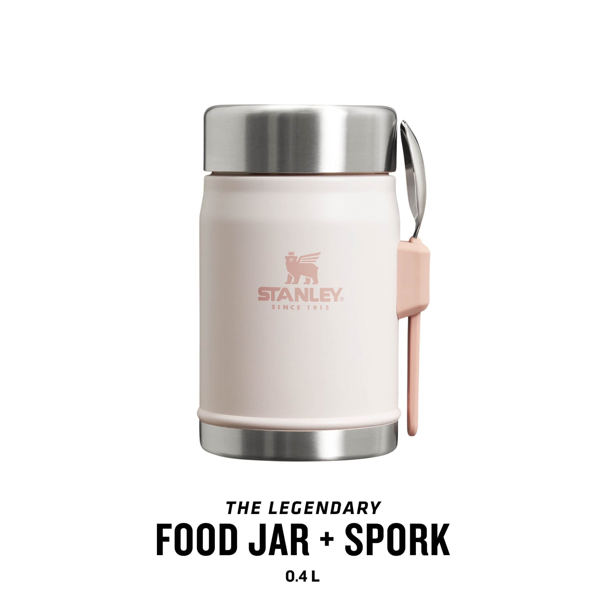 Stanley Legendary Food Jar & Spork 0.4L Rose Quartz