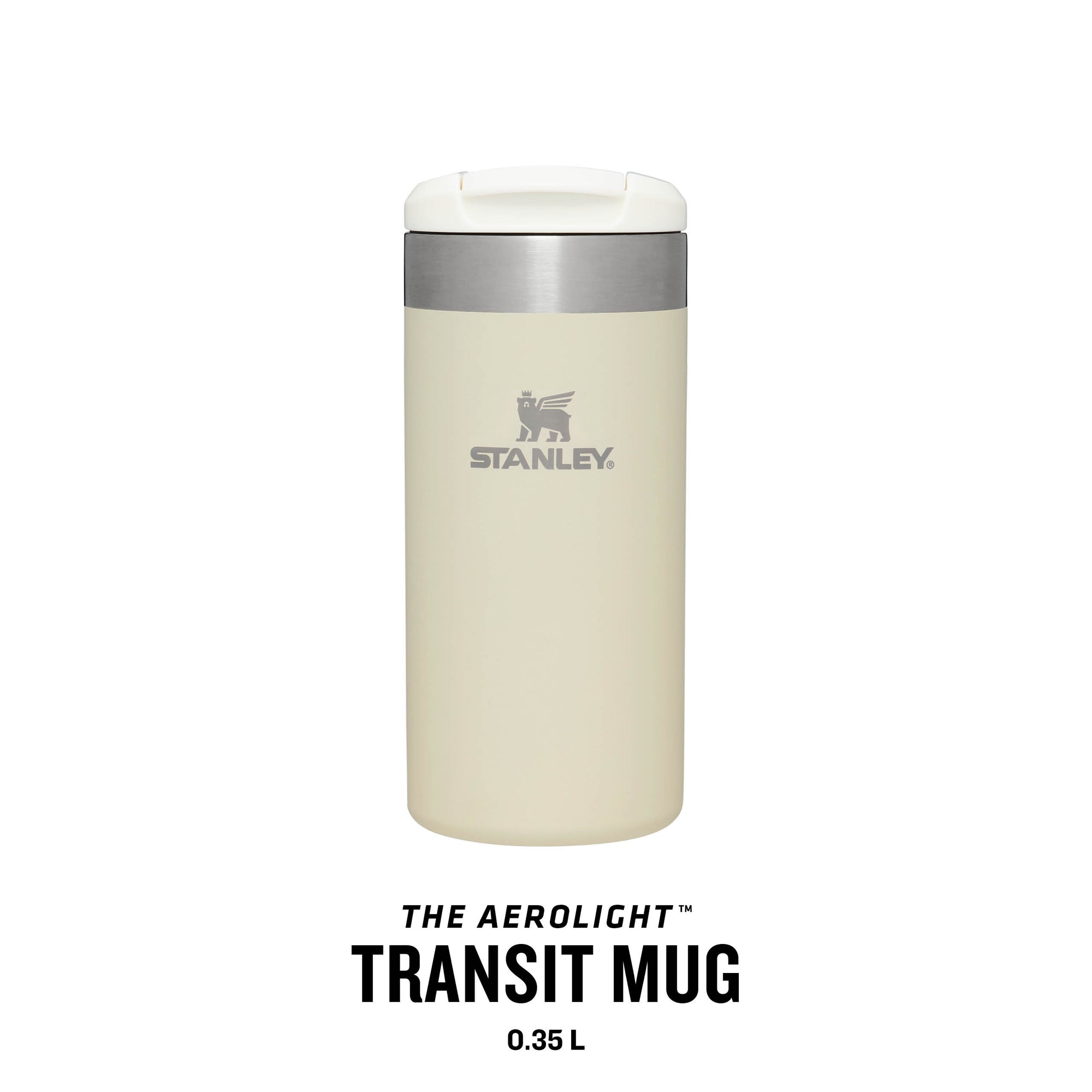 Stanley Aerolight Transit Travel Mug 0.35L Cream Metallic