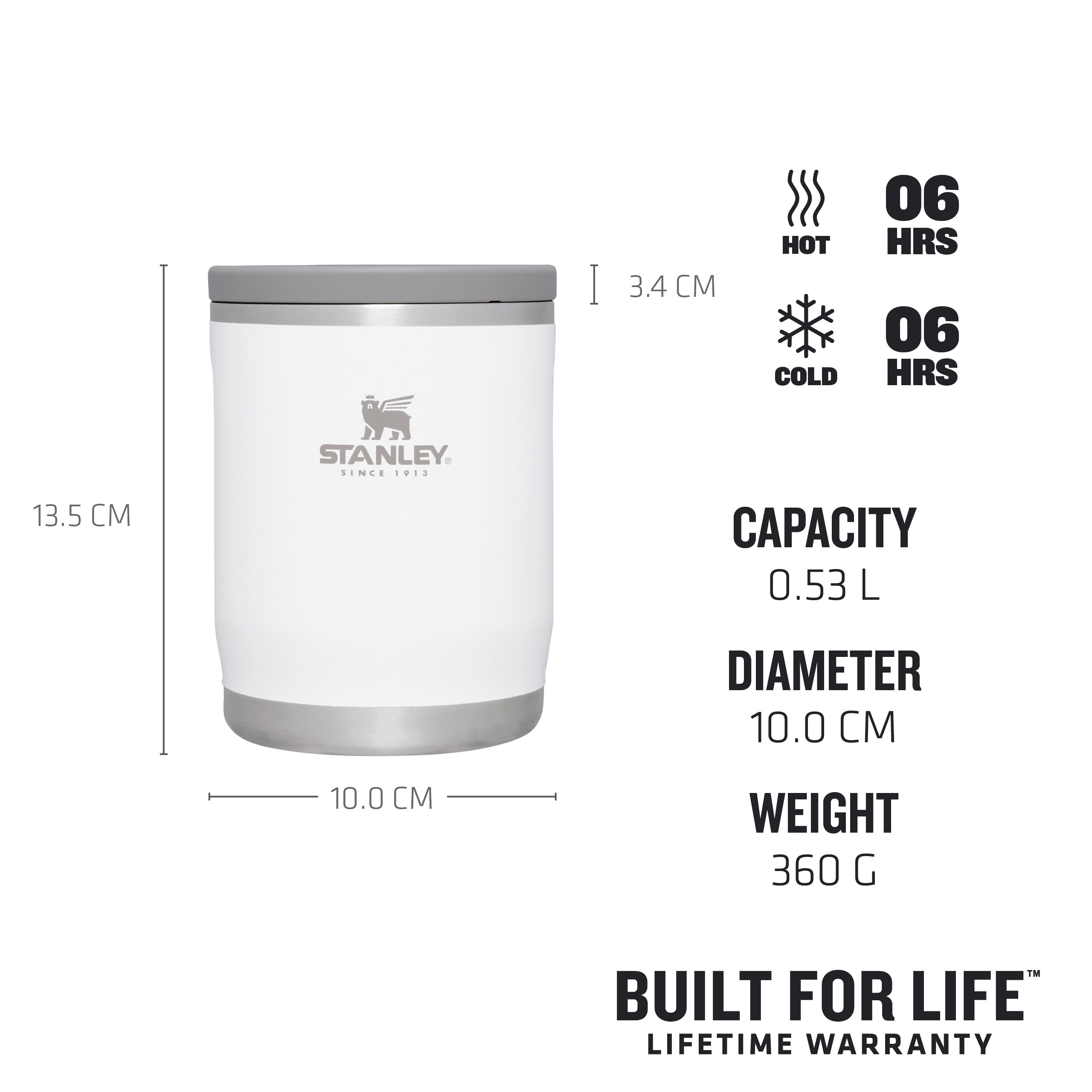 Stanley Adventure To Go Food Jar 0.53L Polar
