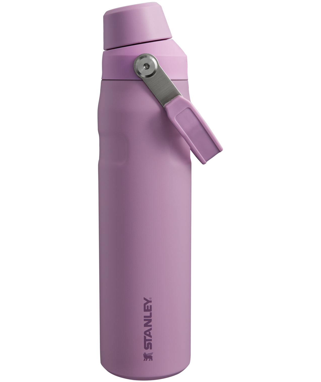 stanley aerolight iceflow water bottle fast flow 0.6l lilac