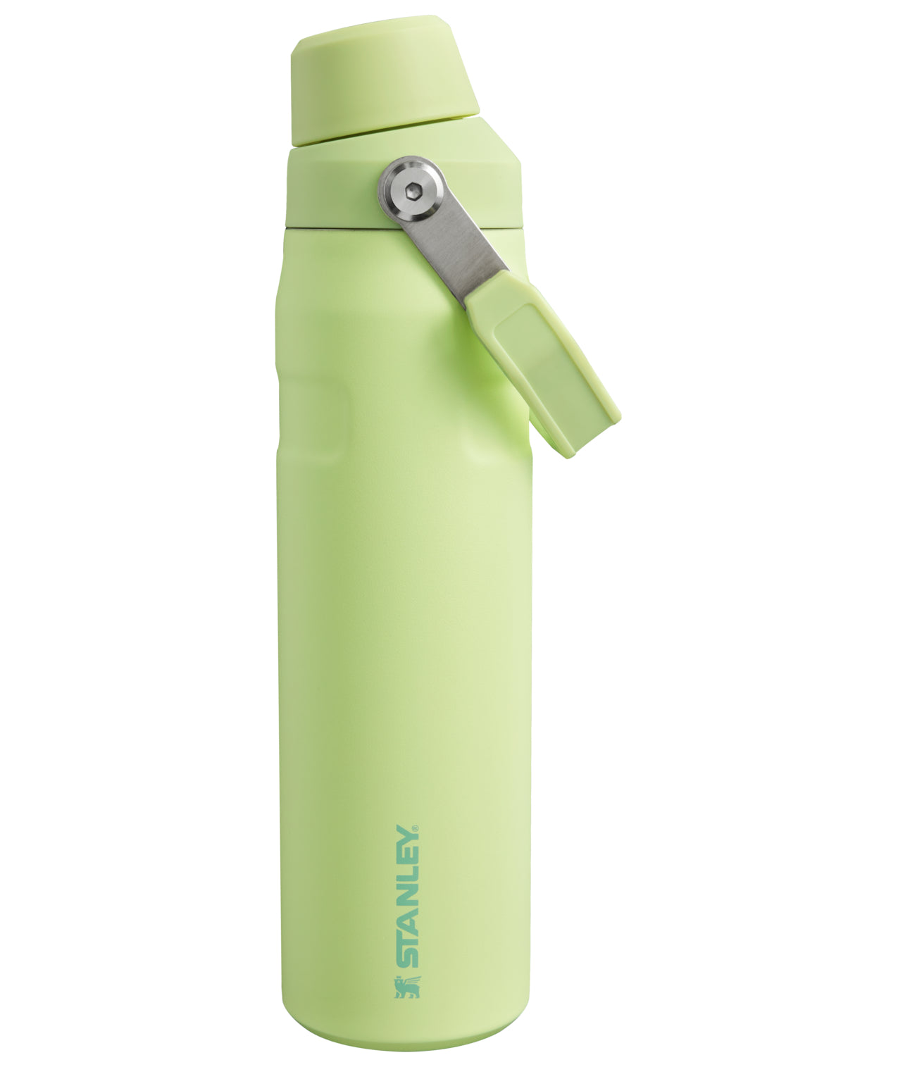 stanley aerolight iceflow water bottle fast flow 0.6l citron