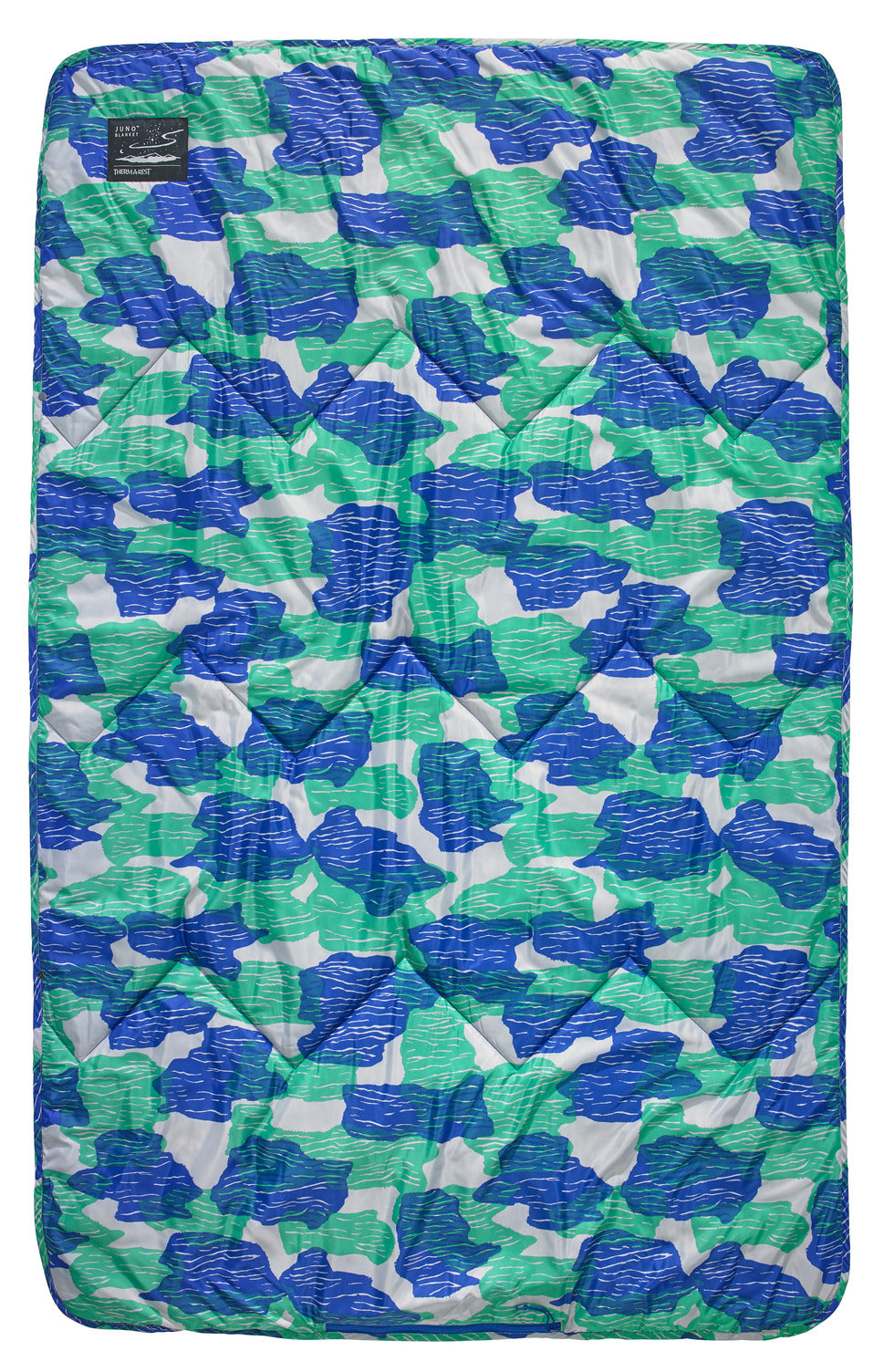 thermarest juno packable blanket tide pool print
