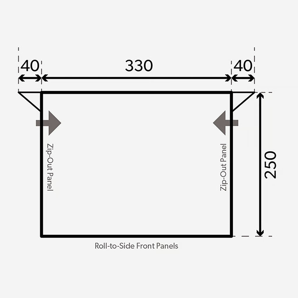 Dometic Rally 330 Poled Caravan Awning
