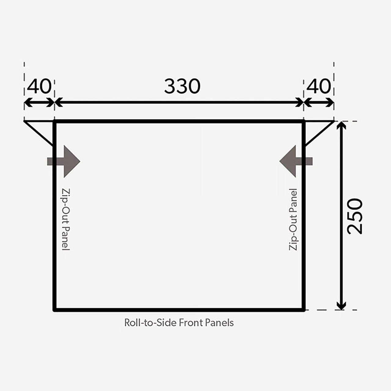 Dometic Rally 330 Poled Caravan Awning