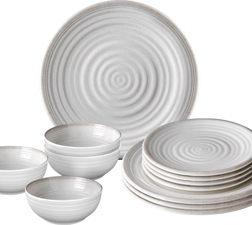 Brunner Savana midday 12 piece melamine dinner set for caravans and motorhomes