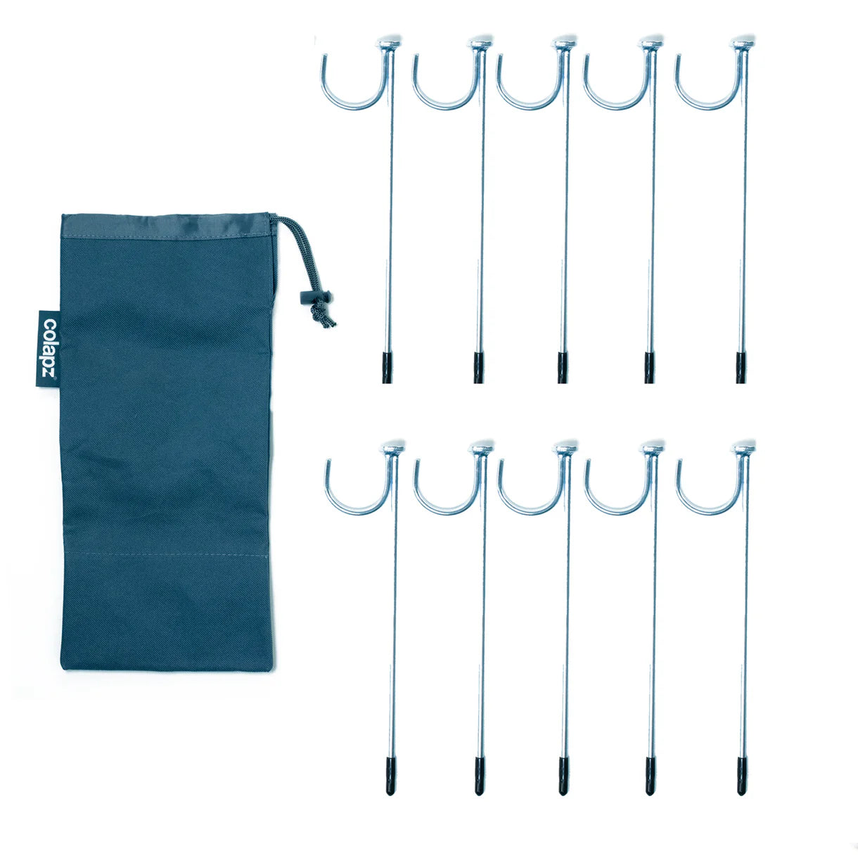 Colapz Flexi Waste Support Metal Pegs - Pack of 10