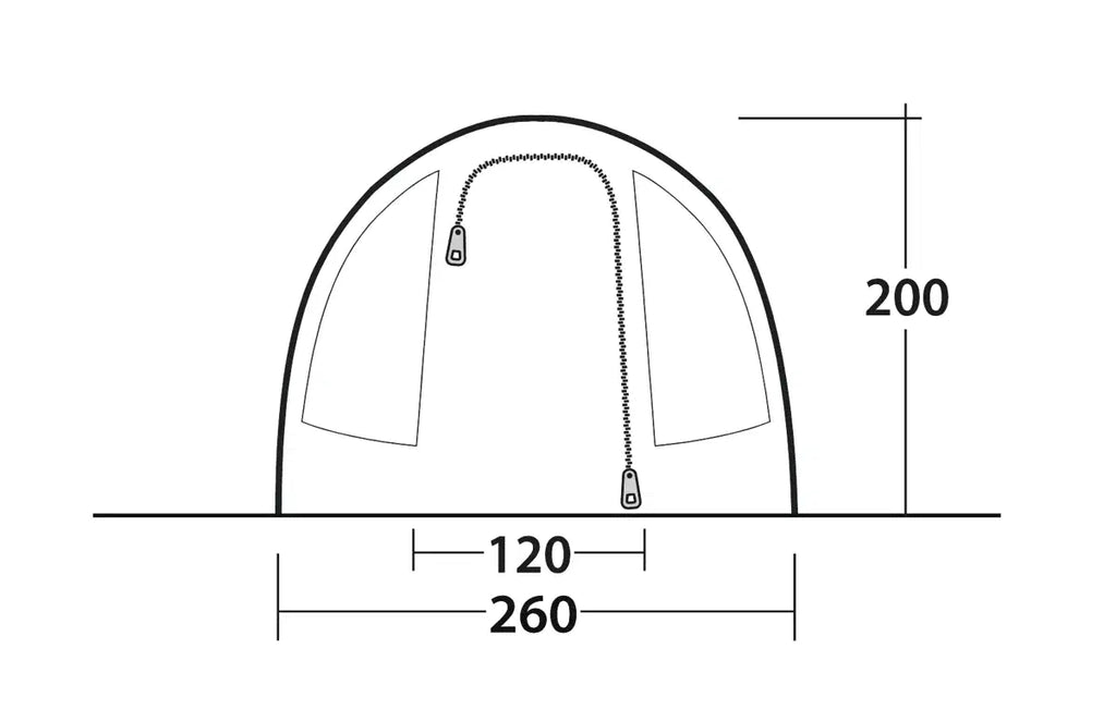 Outwell Sky 4 Poled Tent