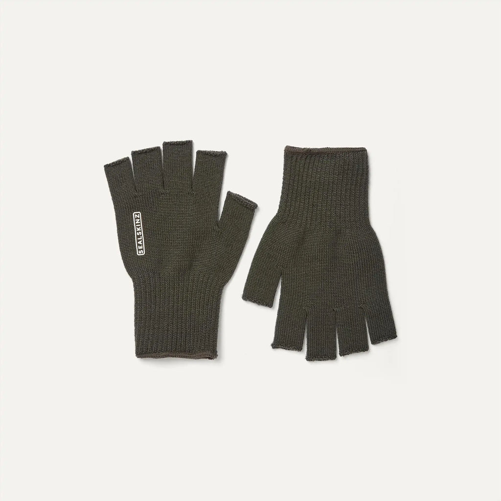 sealskinz thornham solo merino mitt fingerless gloves