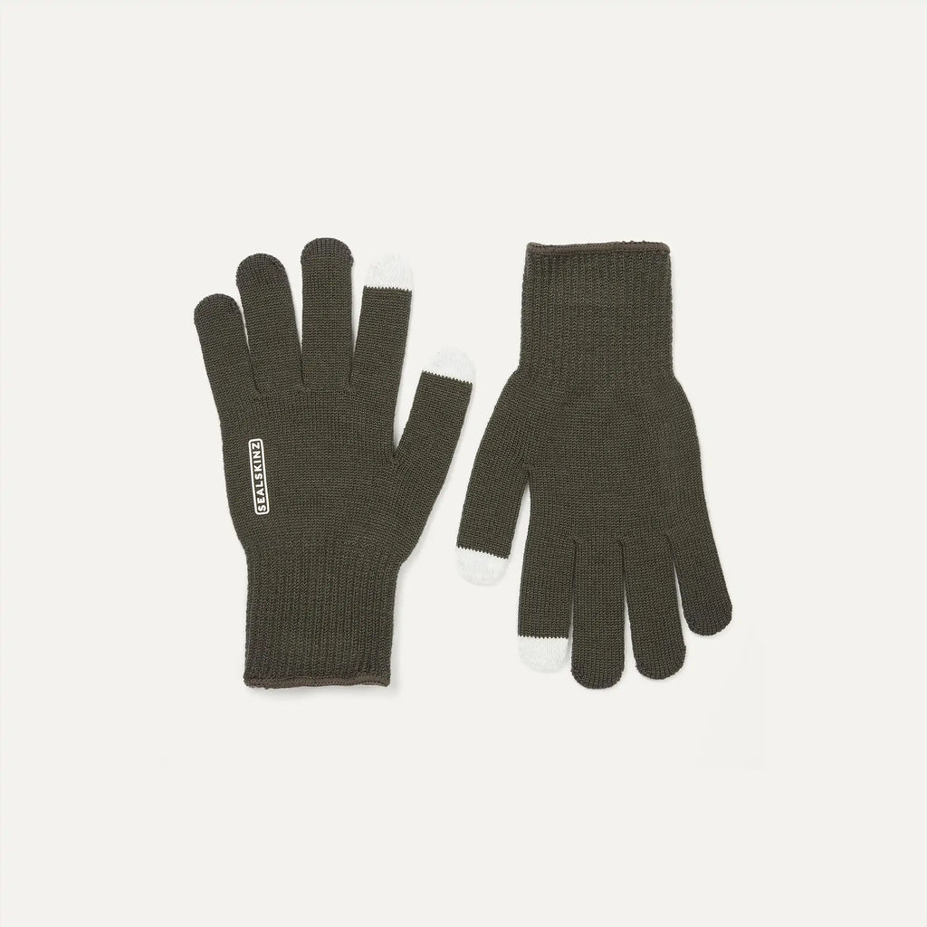 sealskinz hanworth solo merino gloves with touchscreen

