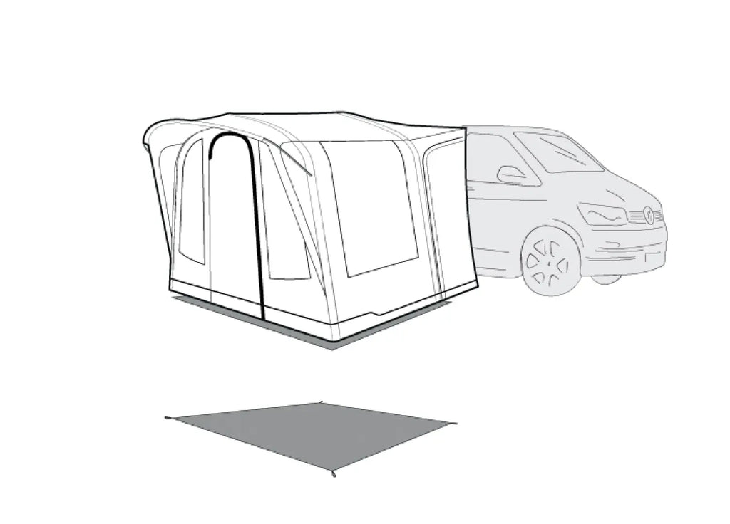Outwell Talladega Air Driveaway Footprint