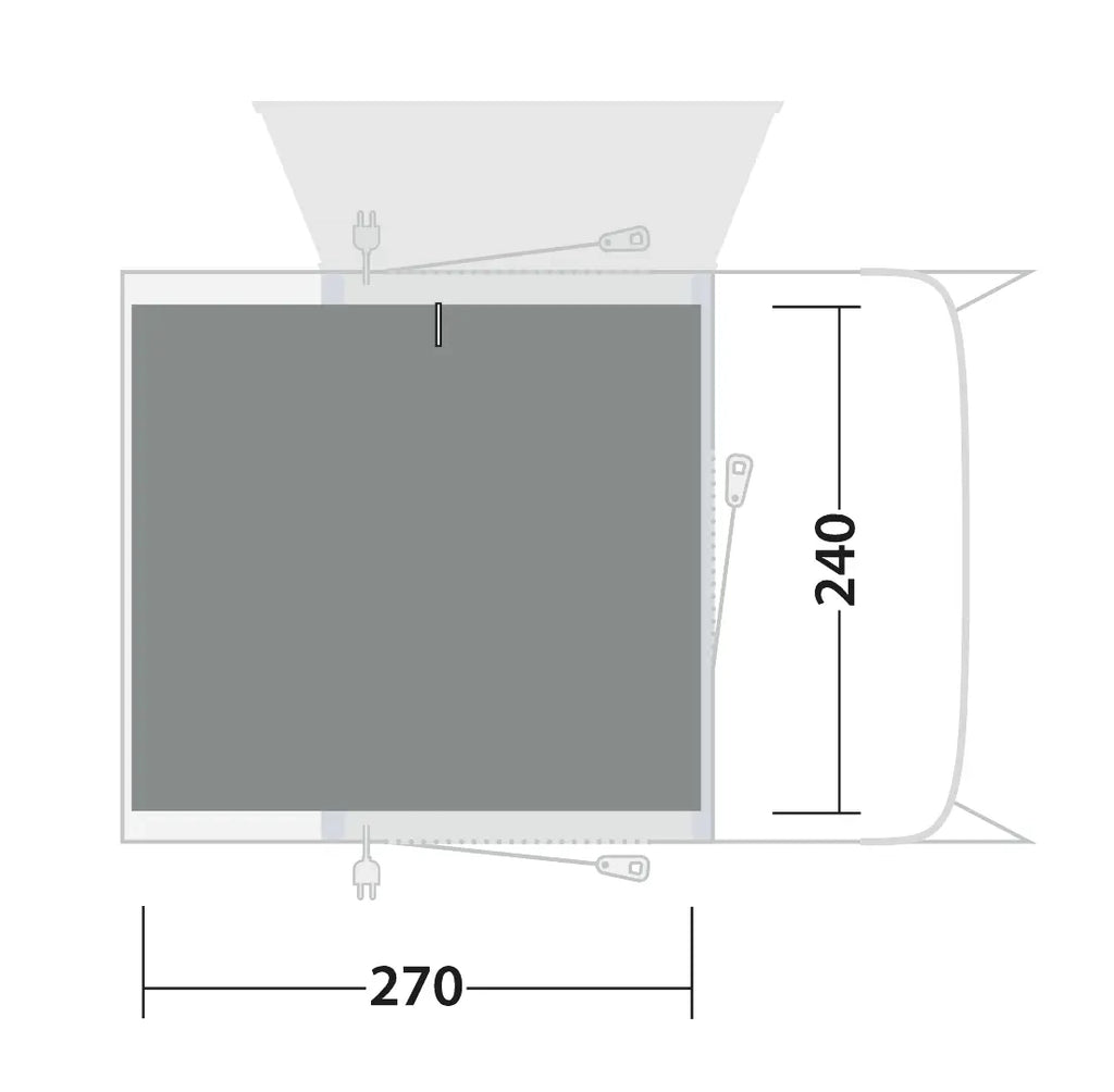 Outwell Talladega Air Driveaway Carpet