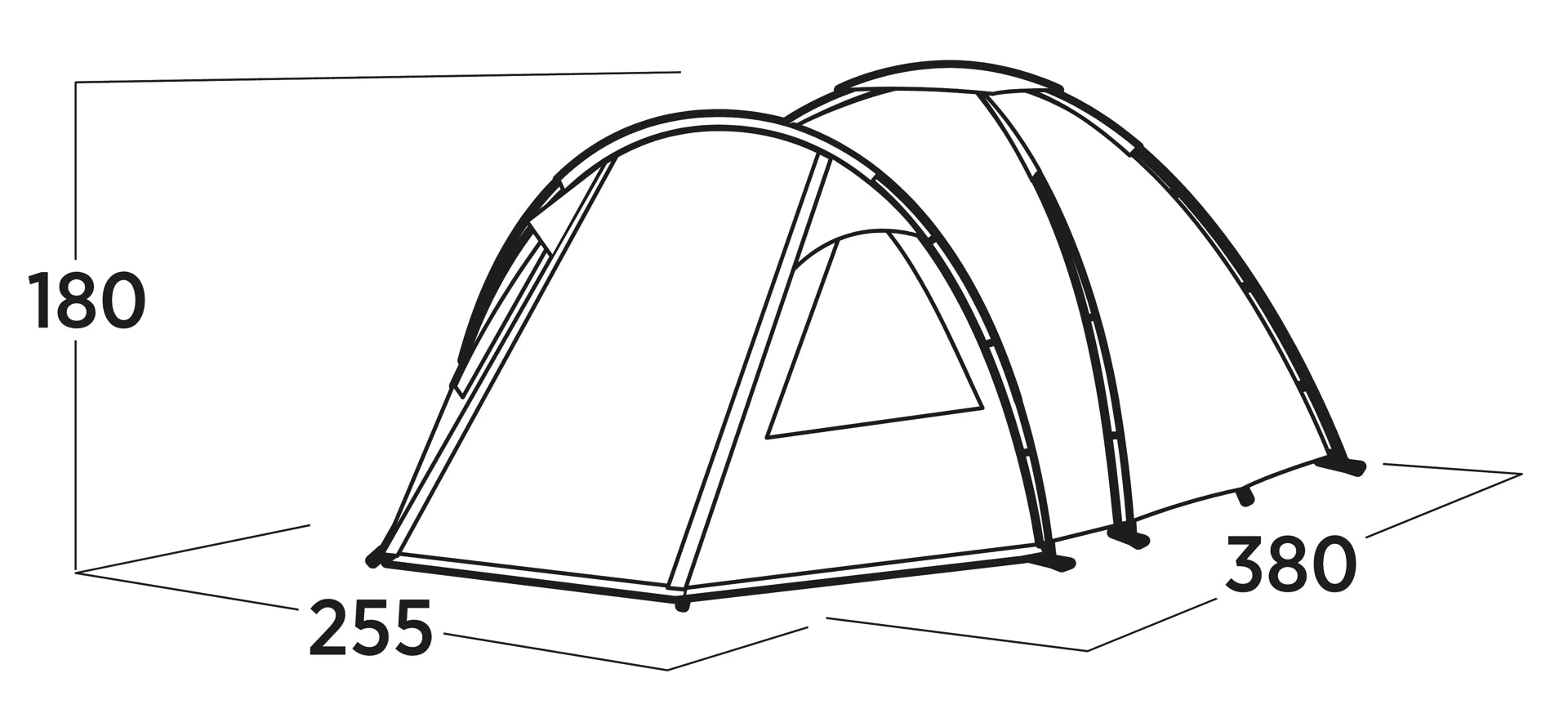 Easy Camp Kinn 4 Poled Dome Tent