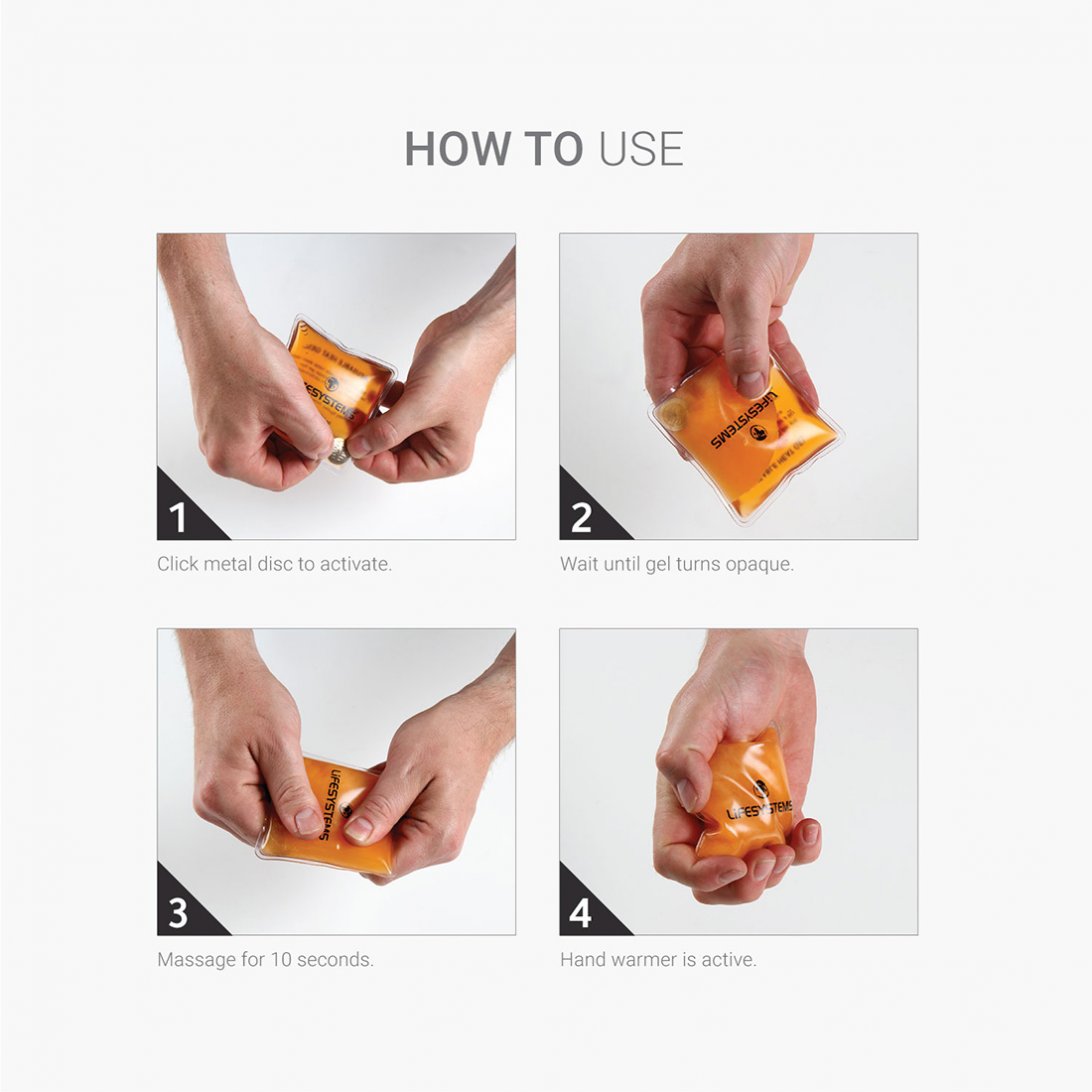 Lifesystems Reusable Hand Warmers  x 2