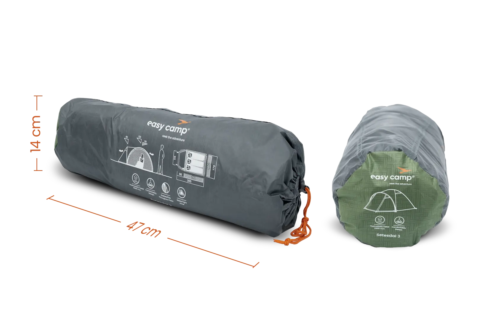 Easy Camp Setesdal 3 Person Dome Tent