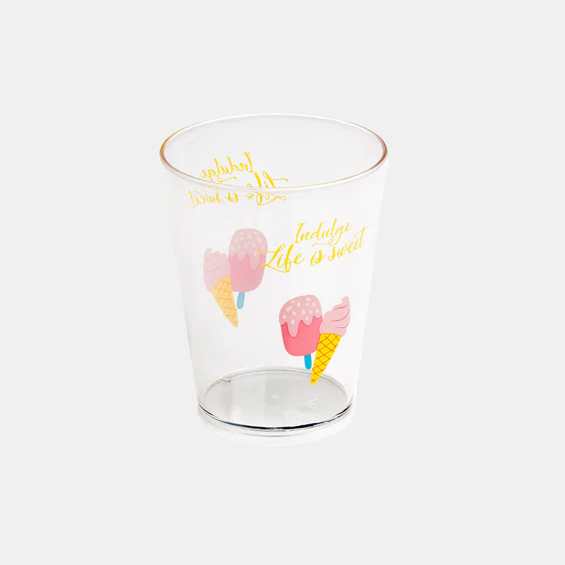 Flamefield Hello Summer Acrylic Glasses - set of 4