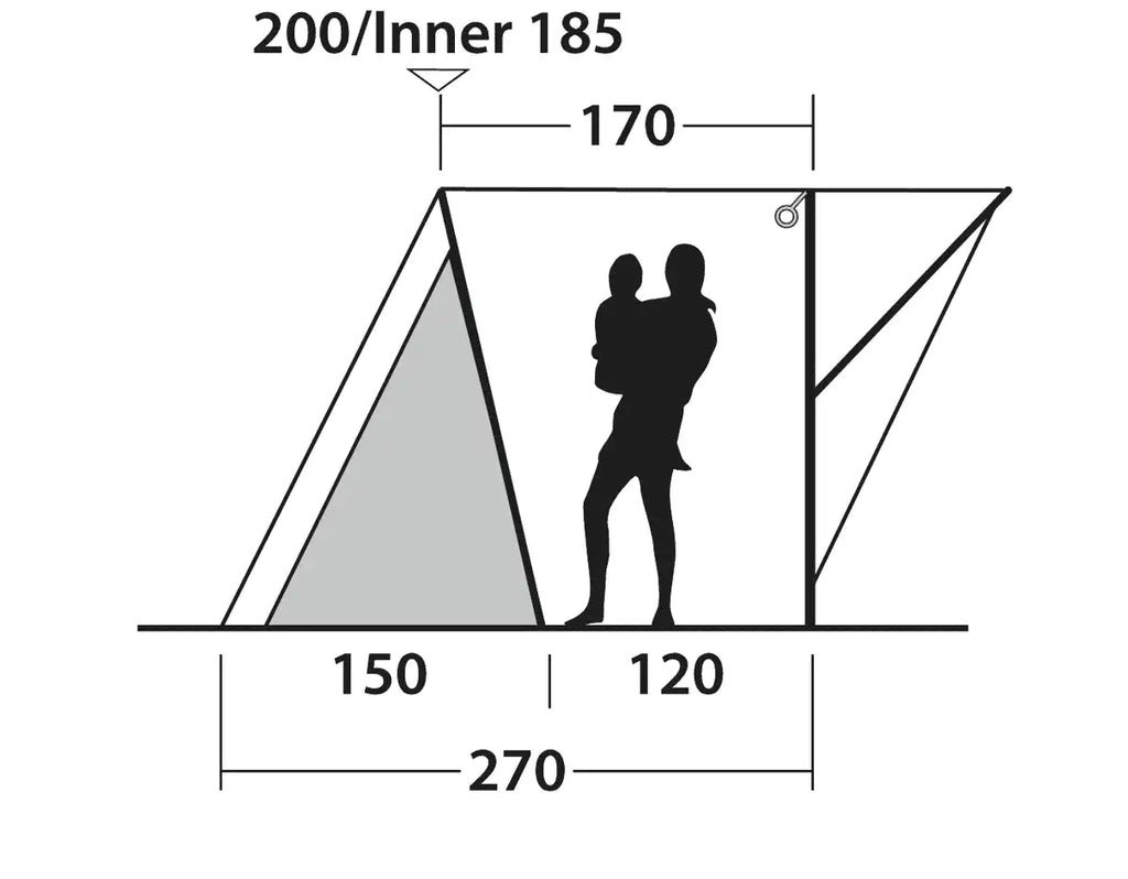Outwell Sky 2 Poled Tent