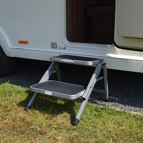 Maypole Folding Steel Double Step