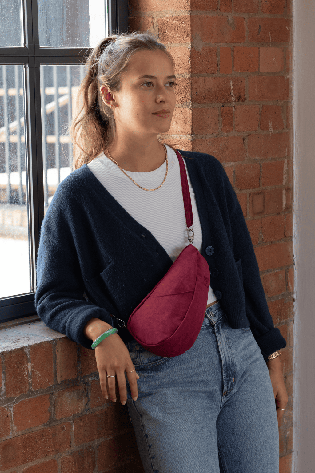Healthy Back Bag Textured Nylon Baglett
