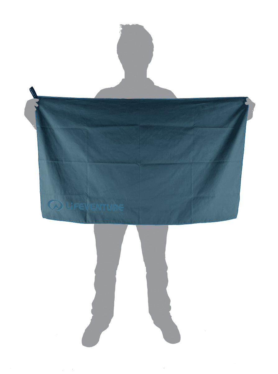Lifeventure Softfibre Travel Towel Large BLUE