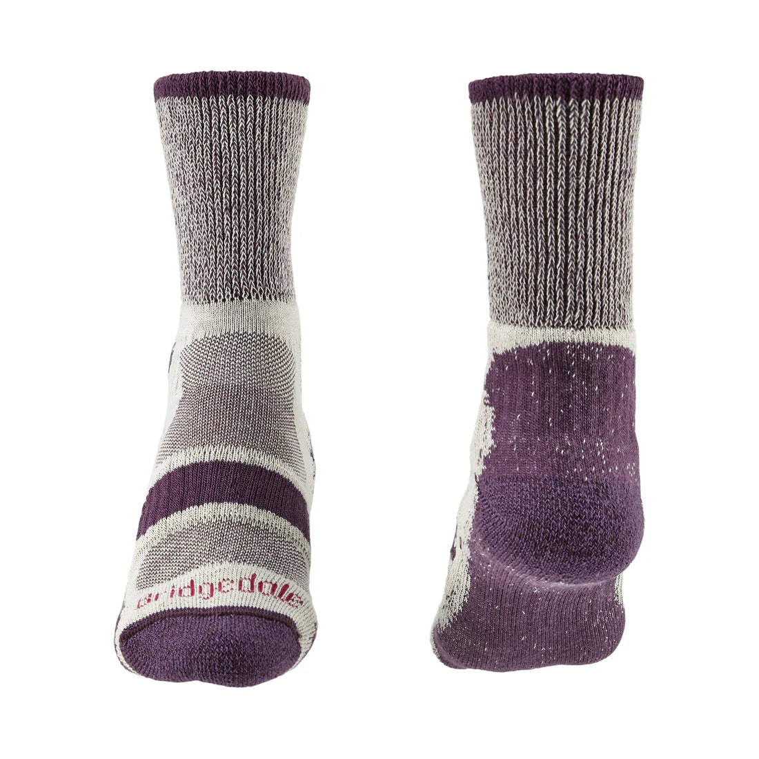 bridgedale ladies hike lightweight cotton cool comfort walking socks boot length