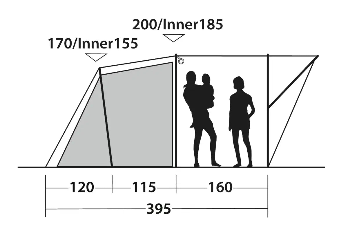 Outwell Sky 4 Poled Tent