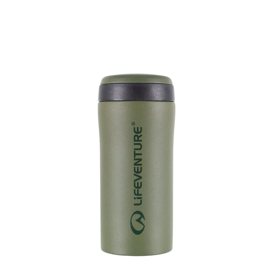 lifeventure thermal mug matt khaki 300ml