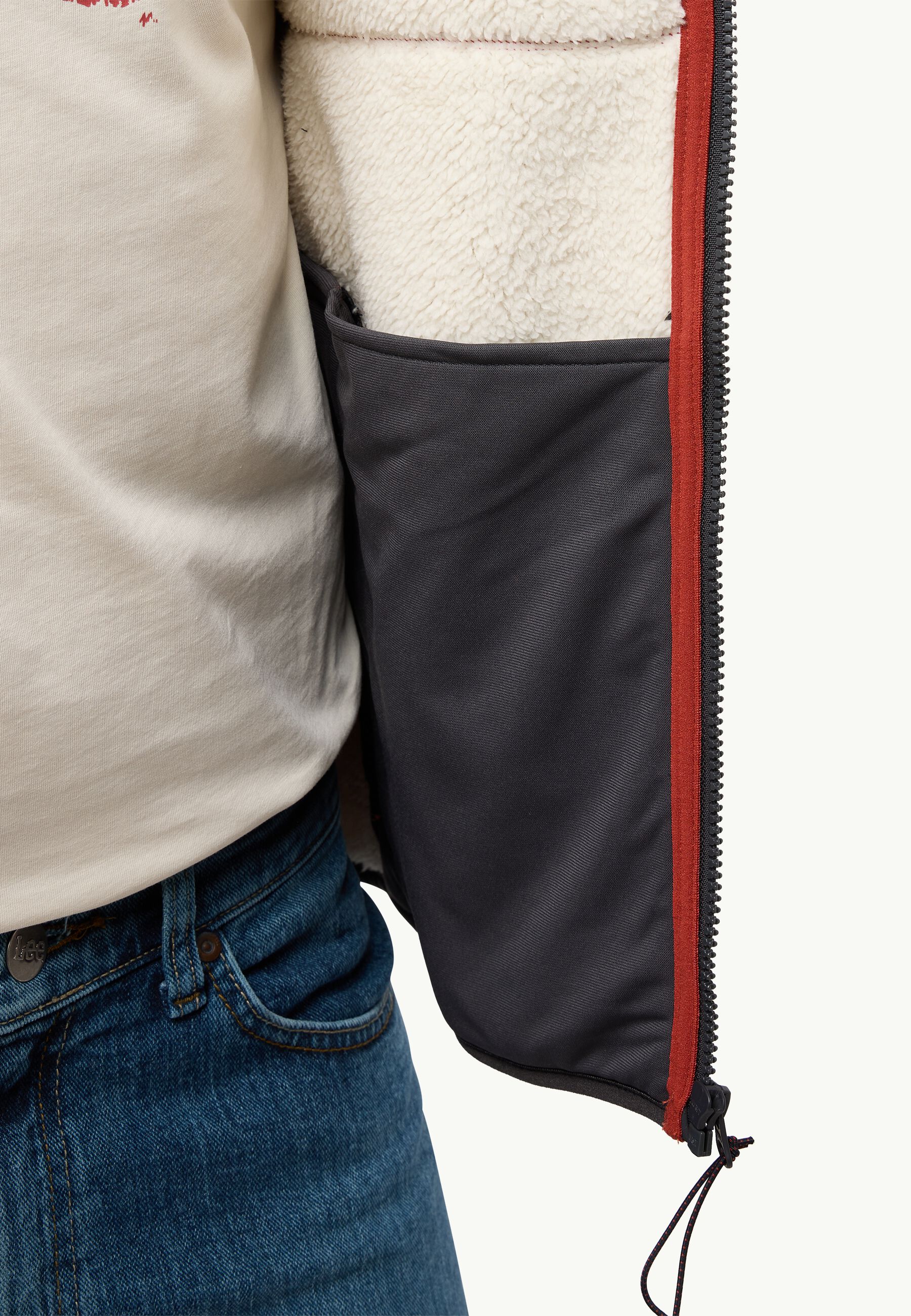 Jack Wolfskin Men's Kaminfeuer Fleece Hooded Jacket