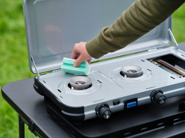 Campingaz Camping Kitchen 2 Multi Cook Plus Gas Stove with Free Regulator & Gas Hose
