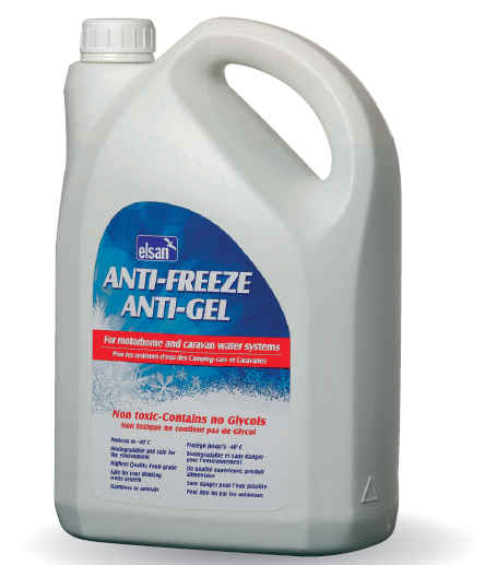 elsan anti freeze gel  litre for motorhome and caravan water systems winter protection