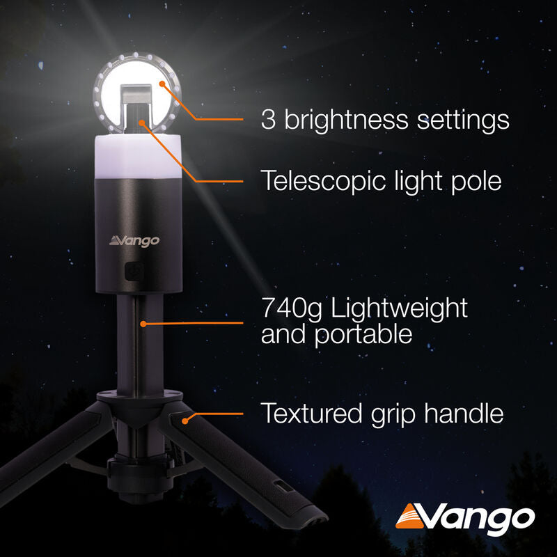 Vango Comet LED Rechargeable Tripod Light