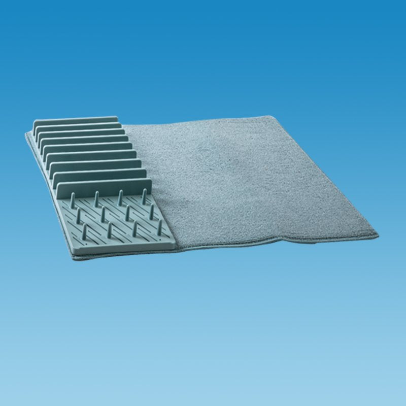 PLS Drying Rack With Microfibre Mat Green