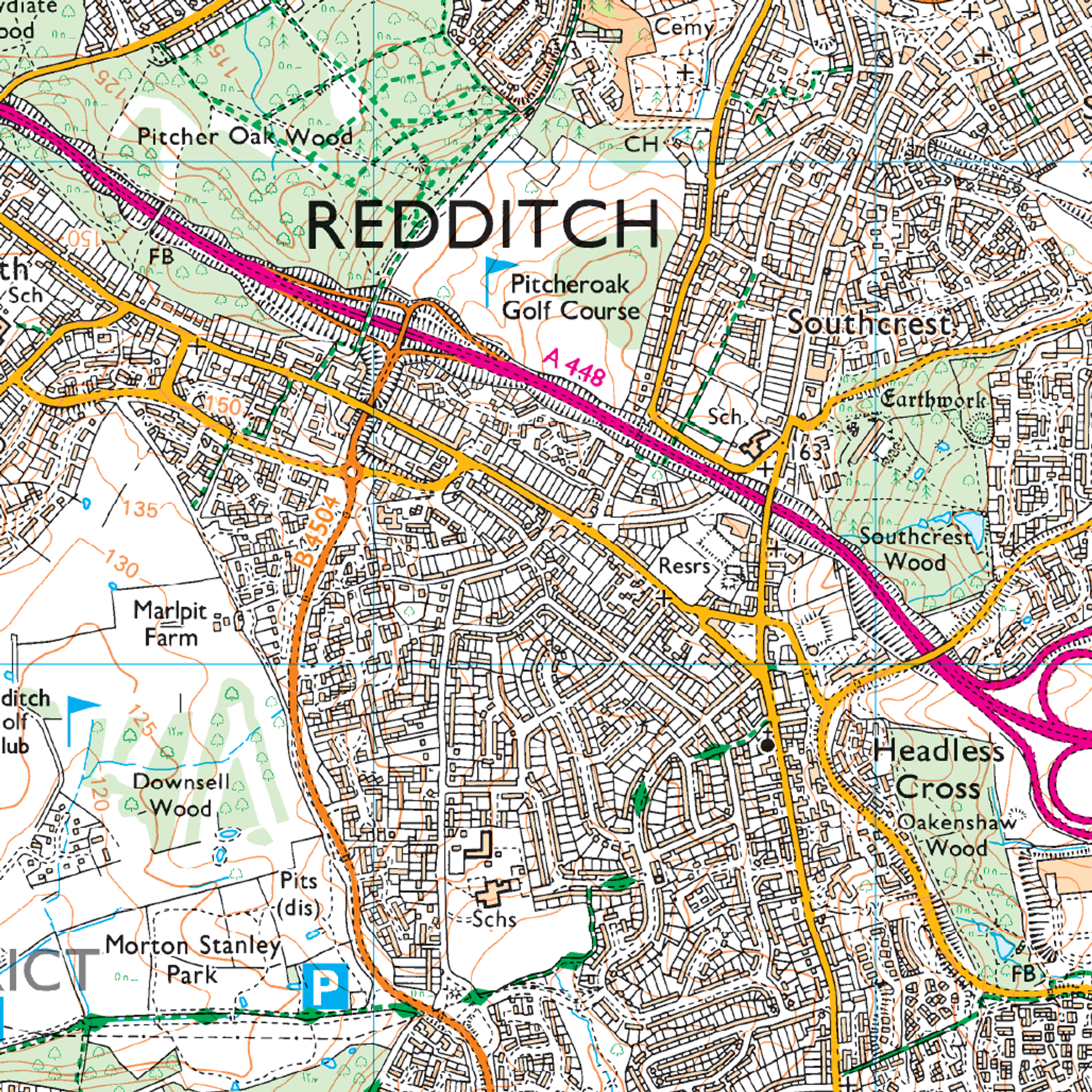 Ordnance Survey Explorer 220 Map Birmingham